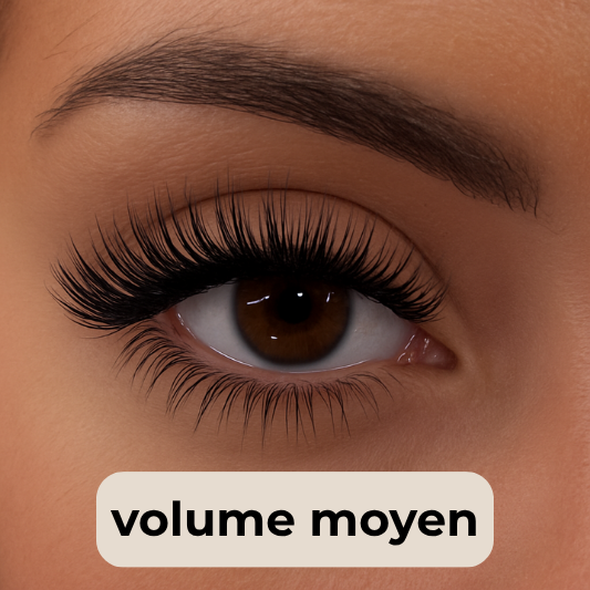 Cils volume moyen